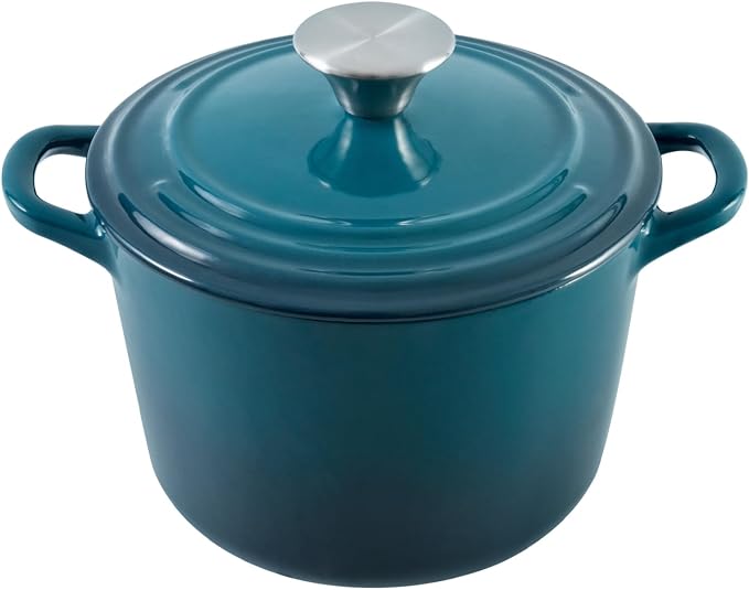 Flavehc Dutch Oven Pot with Lid 2.8 qt Cast Iron Dutch Oven by FLAVEHC