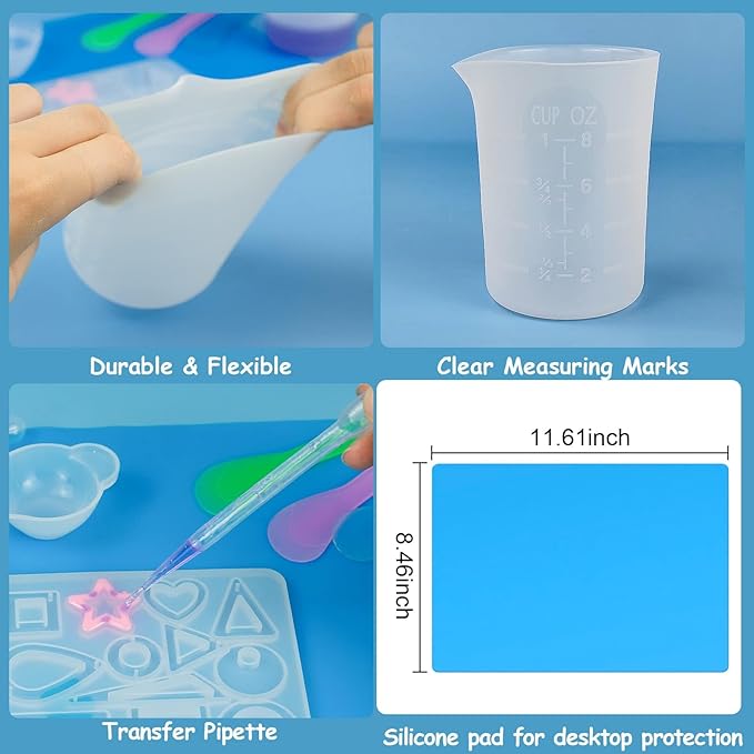 Creahaus Silicone Measuring Cups Tool Kit - Image 6