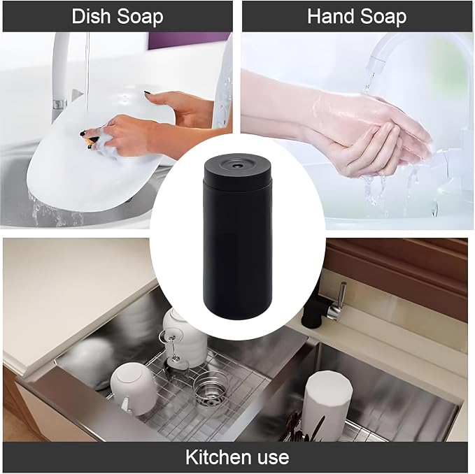 Silicone Dish Soap Dispenser, 8 Oz Refillable Squeeze Bottle, Leakproof - Image 7