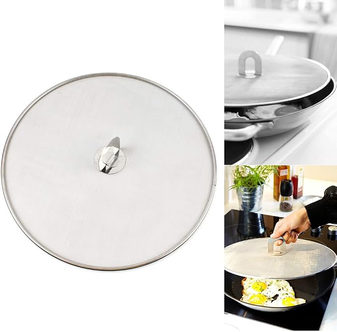 9.84" Stainless Steel Splatter Screen - Image 5