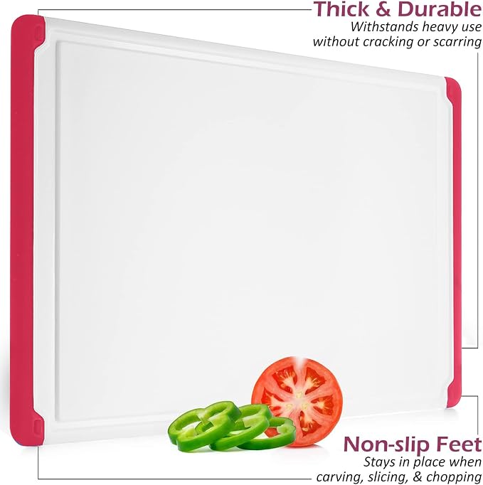 Large Kitchen Plastic Cutting Board - Image 5