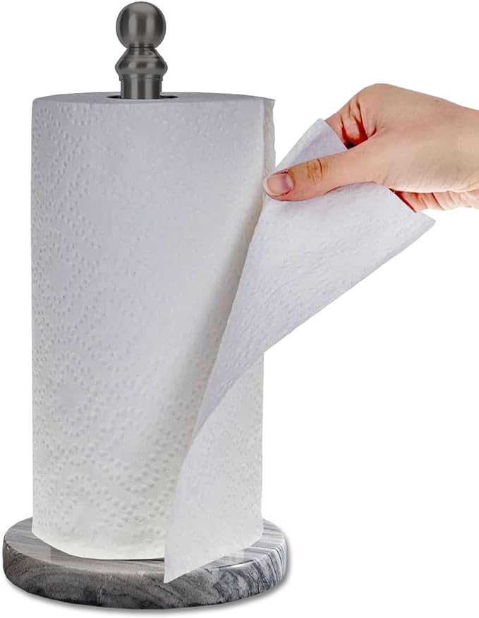 Black Paper Towel Holder Countertop by Exilon
