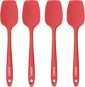 4 Pcs Silicone Spoon Spatula Set, 11.4 In, Food Grade Rubber Spatulas by Unknown