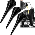 3-Pack Long-Neck Oil Funnels, Gas & Transmission Fluid by Cartisen