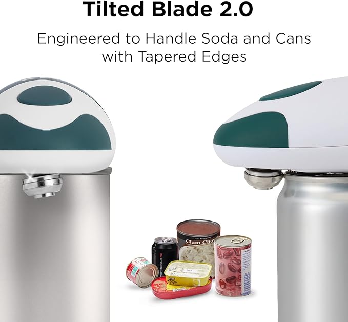 Kitchen Mama Auto 2.0 Electric Can Opener: Blade Opens Almost Any Can Pop or - Image 5