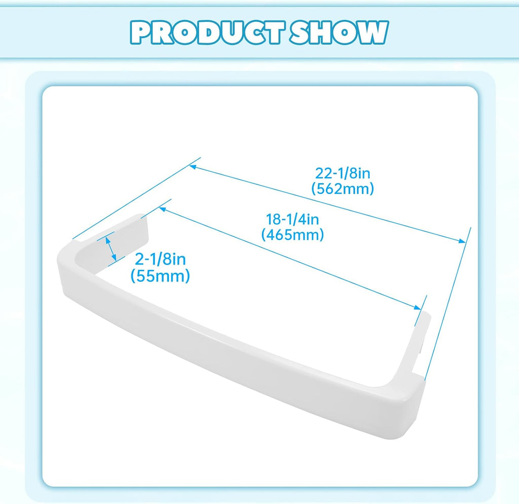 WR17X11889 Refrigerator Shelf Bar Compatible with GE Refrigerator