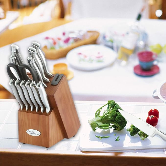 Marco Almond® Knife Block Set, KYA26 Knife Set - Image 9