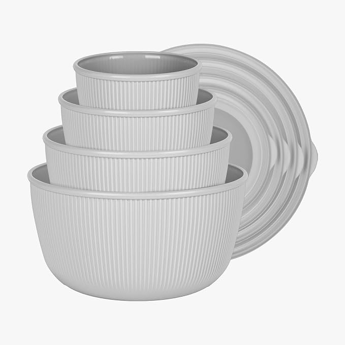 BoxedHome Nesting Plastic Mixing Bowls, BPA-Free Plastic, Microwave and - Image 9