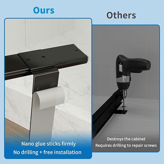 Adjustable Under Cabinet Trash Can Organizer - Image 3