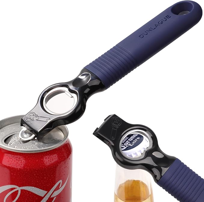 2-Pack Magnetic Beer Bottle Opener & Soda Can Opener, 2-in-1 Bottle Opener and by DUNLAGUE