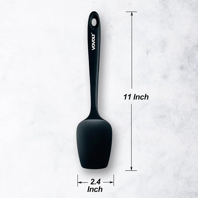 Silicone Spatula Set, High Heat Resistan Rubber Spoon Spatula, Non-Stick - Image 3