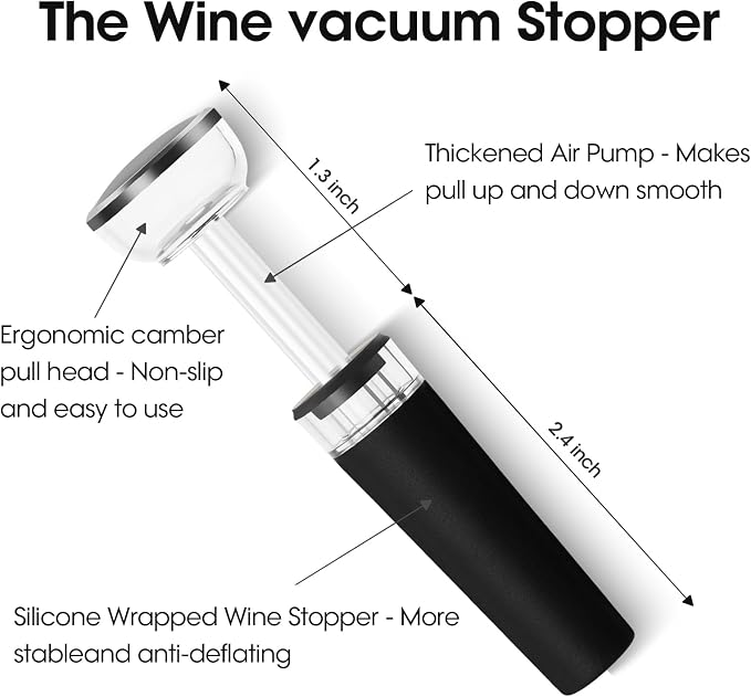 Beneno Multifunctional Wine Bottle Opener Gift Wing Corkscrew, Foil Cutter - Image 9