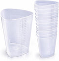 Plastic Graduated Triangular Intake Output Container 32 oz Three-Sided by Vakly