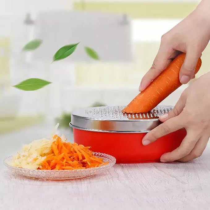 Kunovo Cheese Grater With Airtight Storage Container, cheese shredder&vegetable - Image 4