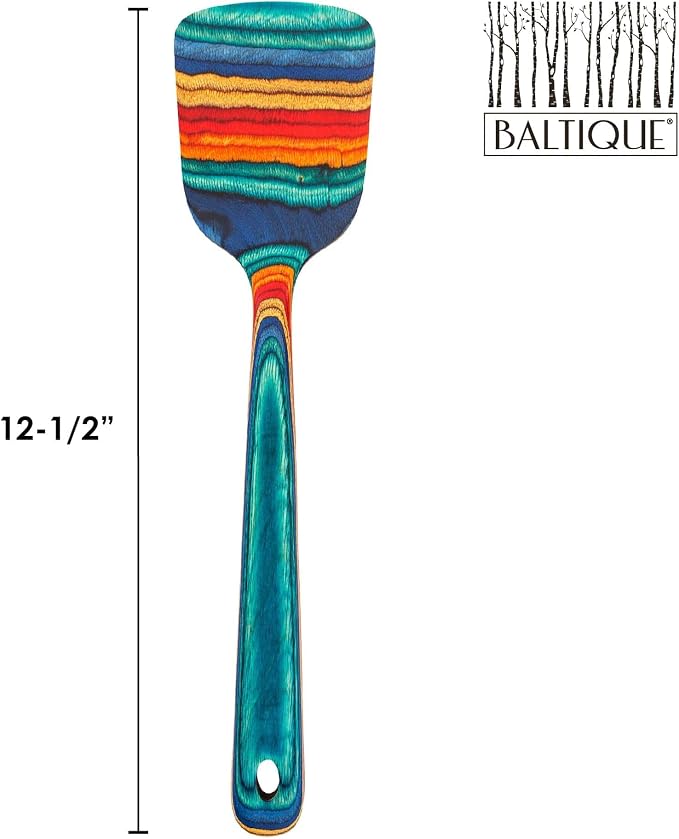 Totally Bamboo Baltique Montego Bay Collection 12-1/2" Wooden Spatula, Ready - Image 6