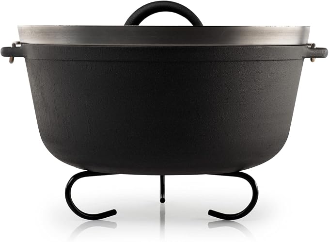 GSI Outdoors Guidecast 7qt Dutch Oven | Cast Iron Dutch Oven - Image 3