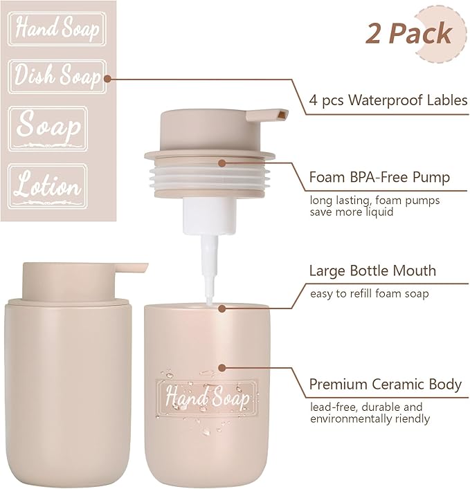 BosilunLife Foaming Soap Dispenser Set - Image 2