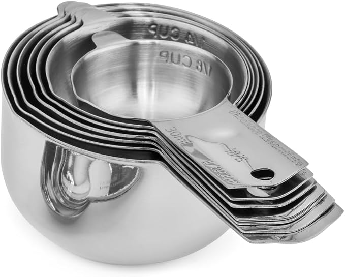 Hudson Essentials Stainless Steel Measuring Cups Set - Image 6