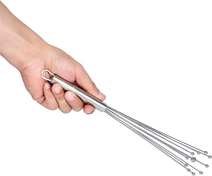 Restaurantware 12.5 in Stainless Steel Ball Whisk - Image 12