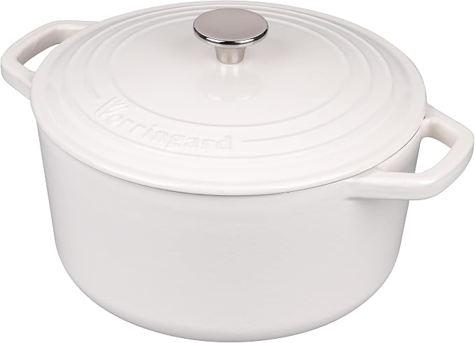 VORRINGARD Enameled Cast Iron Dutch Oven Pot - Image 8