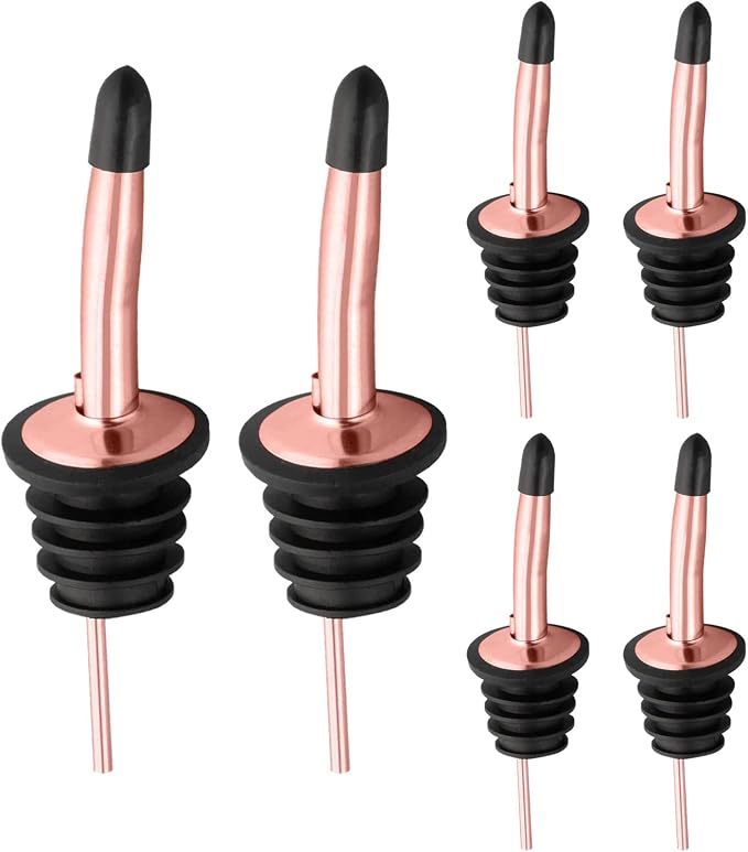 Pafusen 6 Pack Liquor Bottle Pourers, Liquor Pour Spout by Pafusen