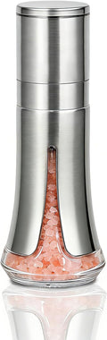 Aelga Salt Grinder with Silicone Funnel - 4oz Glass Manual Mills with by Aelga