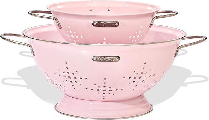 Metal Colander 2 Pack, Strainer Bowel by Unknown