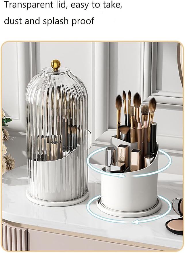 360°Rotating Makeup Brushes holder - Image 3