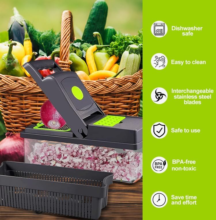 KitchenHelper 15-in-1 Mandoline Food Chopper