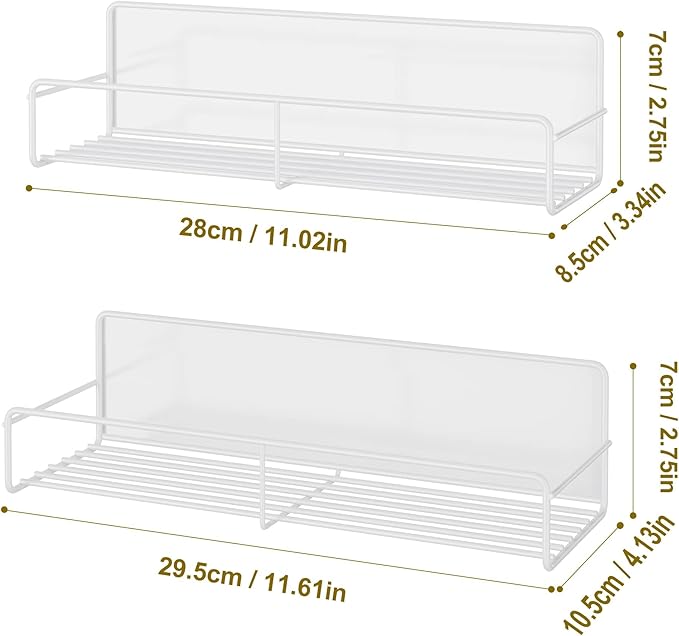 Mystozer 2 Pack Magnetic Spice Rack Organizer, Space Saver - Image 6