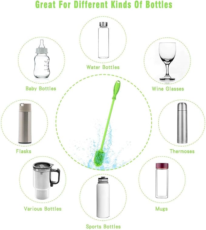 Silicone Bottle Cleaning Brush - Image 5