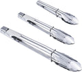 HINMAY Stainless Steel Kitchen Tongs Set Metal Cooking Tongs by HINMAY