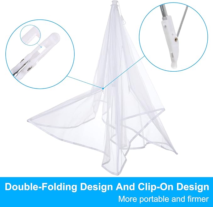 Anpro Food Covers for Outdoors, Pop-Up Mesh Food Tents, Collapsible Reusable - Image 4