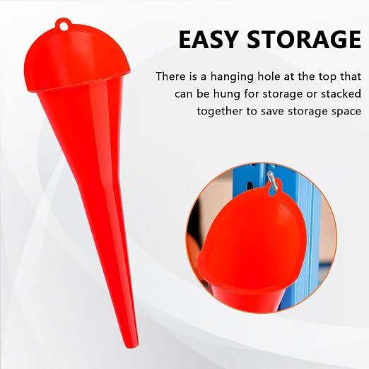 Long-Neck Oil Funnel for Automotive – Multi-Function Plastic Funnel for Oil - Image 5