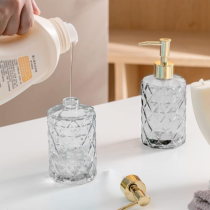 Clear Glass Soap Dispenser - Image 6