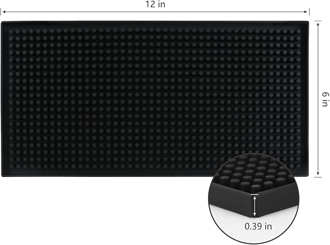 XieNie Bar Mat, Non-Slip Rubber Service Spill Mat - Image 4