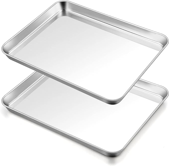 TeamFar Baking Sheet, 17.6’’ x 13’’ x 1’’ Stainless Steel Large Cookie Sheet by TeamFar