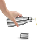 Stainless Steel Oil Dispenser Bottle - 750ML Leak-Proof Oil Container by OlBuWa