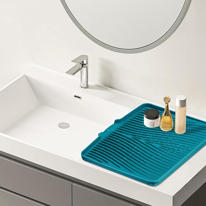 TIKNIK Silicone Dish Drying Mat, Stone Drying Mat - Image 6
