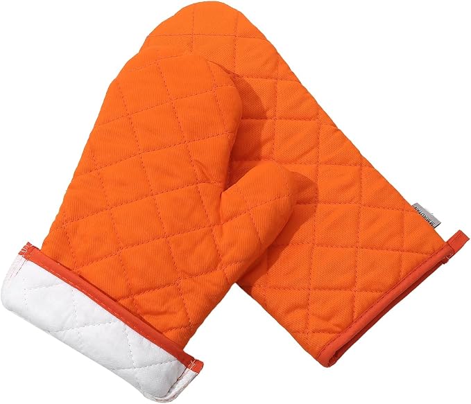 Oven Mitts and Pot Holders 4 pcs Set, High Heat Resistant 500 Degree Extra - Image 5