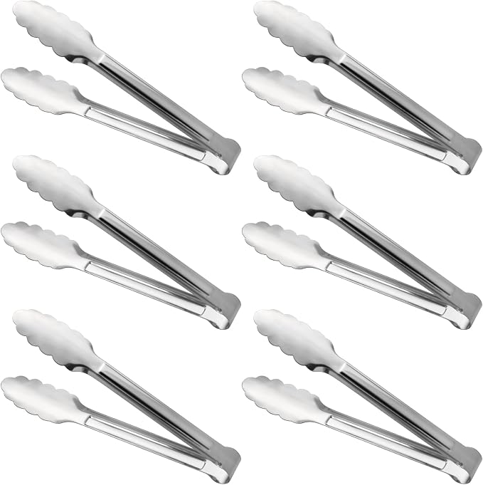 Serving Tongs, Buffet Tongs, ACAUTO Stainless Steel Food Tong Serving Tong by Unknown