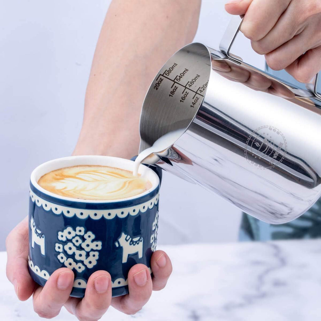 20oz Milk Frothing Pitcher, Stainless Steel Espresso Steamer Frother
