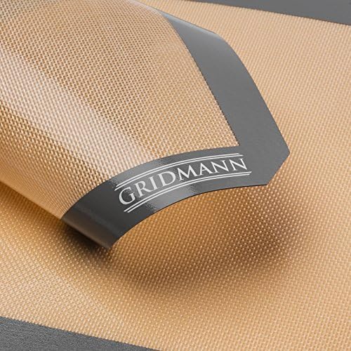 GRIDMANN Pro Silicone Baking Mats, Set of 2, Half Sheet