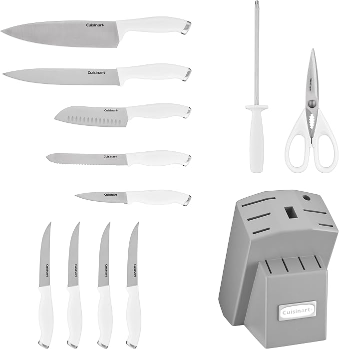 Cuisinart C77SSW-12PG Color Pro Collection 12 Piece Knife Block Set - Image 3