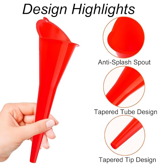 3-Pack Long-Neck Oil Funnels, Gas & Transmission Fluid - Image 3