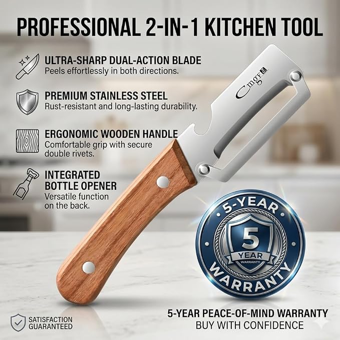 Vegetable Peeler, Nemesis of Bumpy Rough Root, Potato Peeler, Kitchen Sharp - Image 6