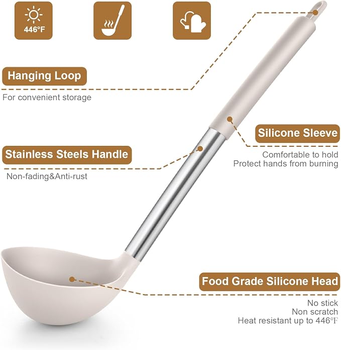 LIANYU 15 Pcs Kitchen Cooking Utensils Set - Image 3