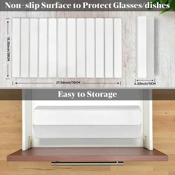Large Stone Dish Drying Mats for Kitchen Counter, Fast Drying Collapsible Dish - Image 2