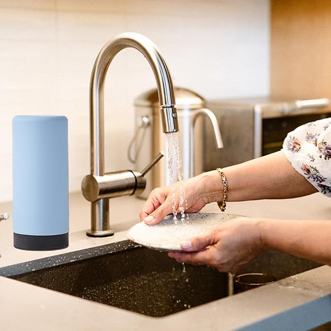 Silicone Dishwashing Soap Dispenser, Dish Soap Squeeze Bottle Silicone Divided - Image 5