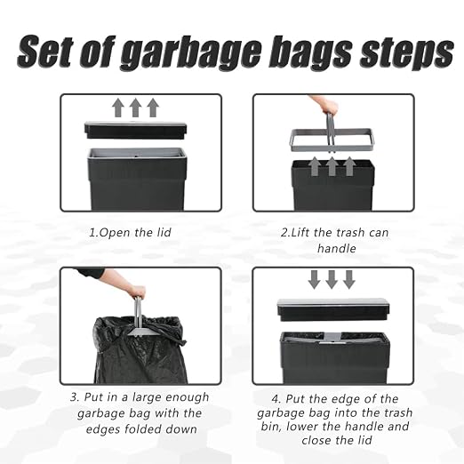 BestOffice 13 Gallon Trash Can Automatic Kitchen Trash Can Touch Free - Image 5